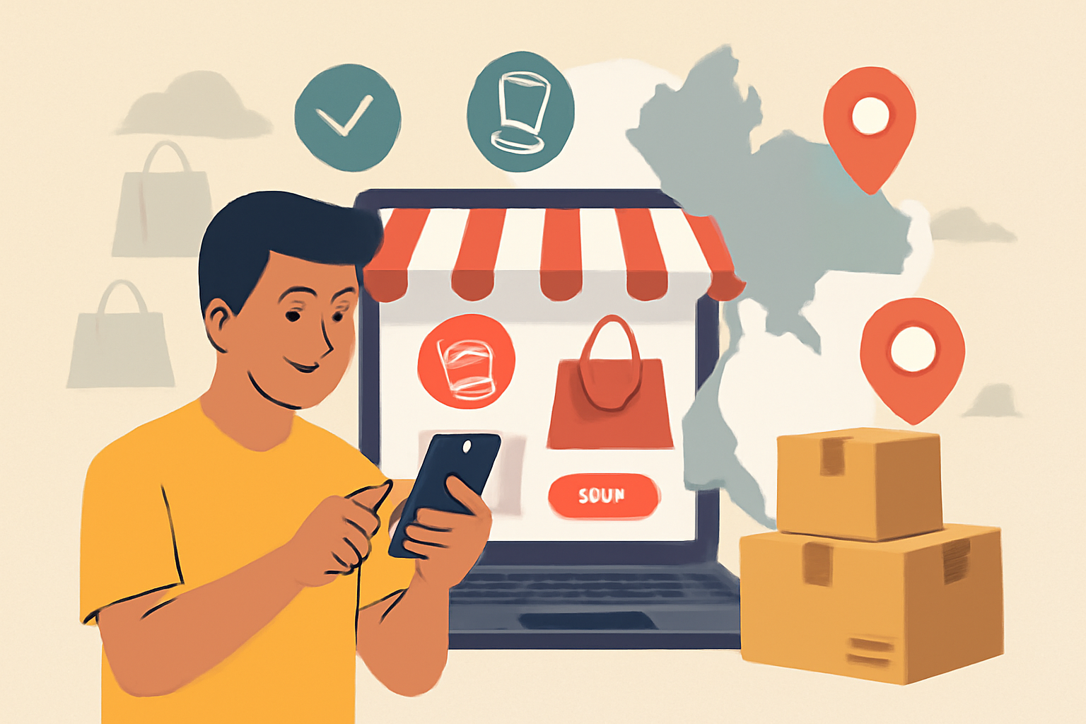 สตาร์ทอัพอีคอมเมิร์ซในประเทศไทย: การระบุโอกาสและการเอาชนะอุปสรรค