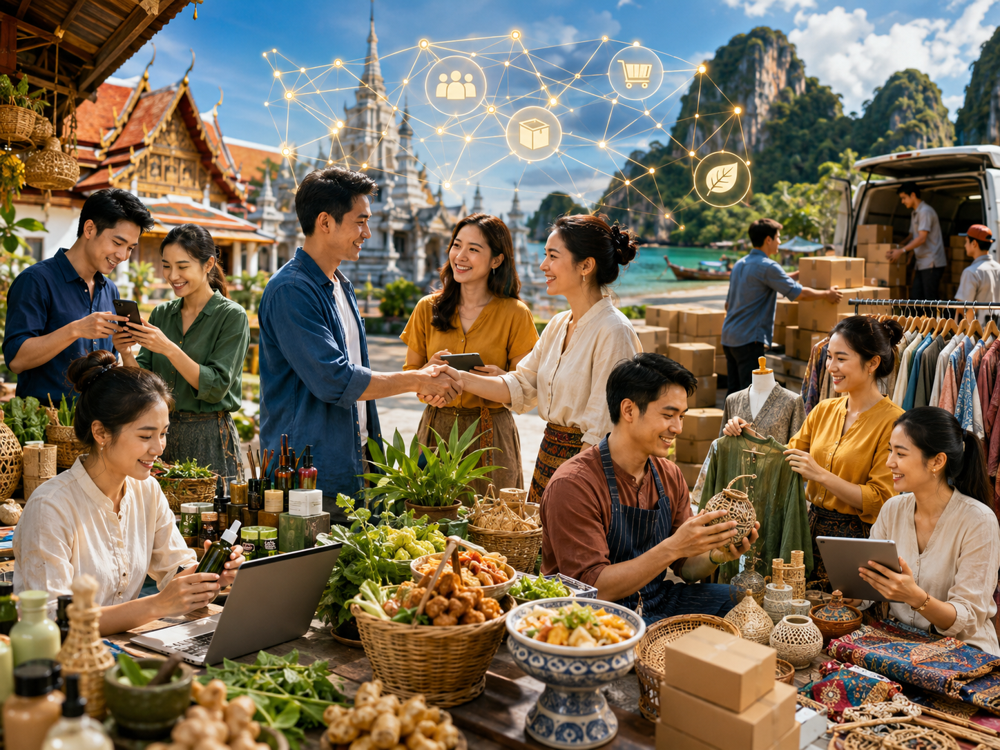 การสร้าง SMEs ไทยที่มีความสามารถในการแข่งขันผ่านพันธมิตรเชิงกลยุทธ์