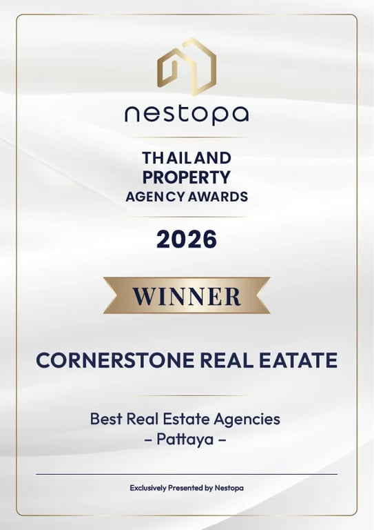 Cornerstone คว้าสองรางวัลใหญ่ “Best Real Estate Agency” และ “Client Service Excellence” จากงาน Nestopa Agency Awards 2026