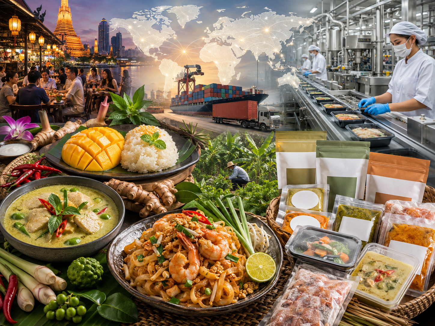 จากครัวสู่โรงงาน: อาหารไทยในฐานะอุตสาหกรรมสำคัญ
