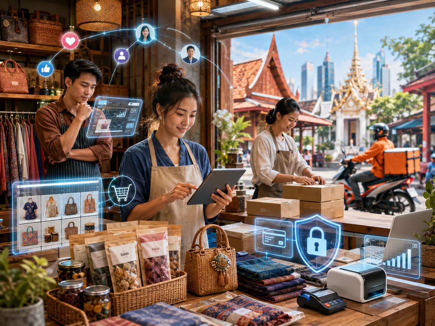 SMEs ไทยกับการนำทางโอกาสและความเสี่ยงในเศรษฐกิจดิจิทัล